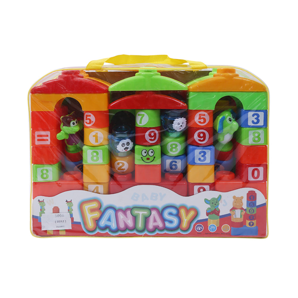 3006 BLOCK SET 75PCS IN PVC BAG A.I Default Title - MamasJan Toys