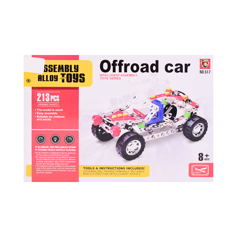 517B DIY METAL CAR BLOCKS 213PCS A.I Default Title - MamasJan Toys