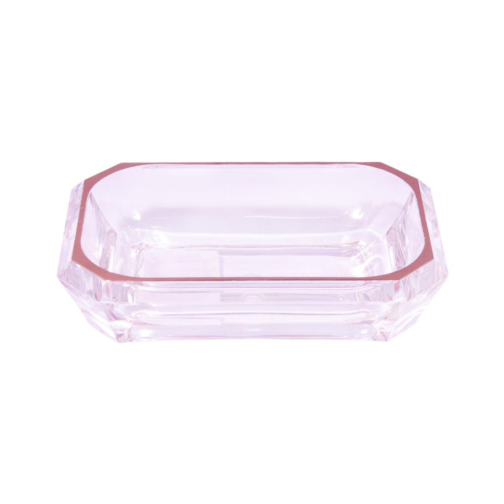 SOAP DISH ACRYLIC F4081R Default Title - MamasJan Décor