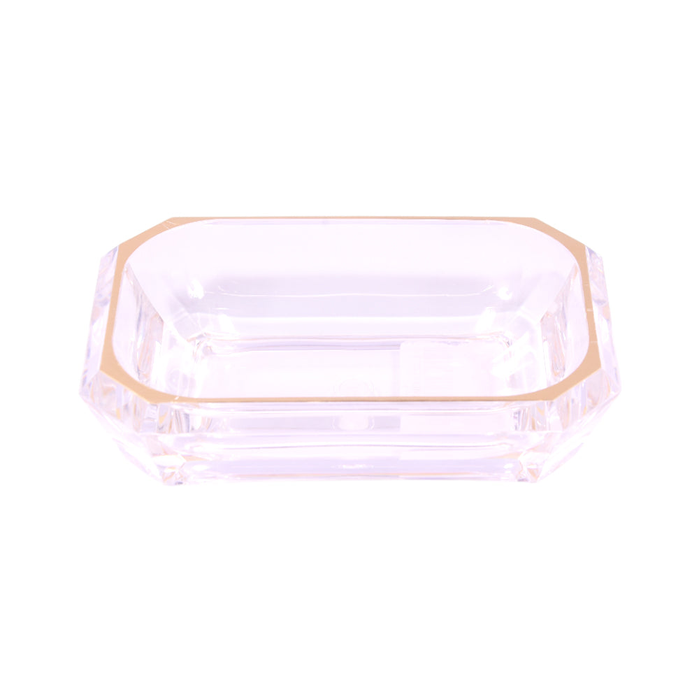 SOAP DISH ACRYLIC F4081J Default Title - MamasJan Décor