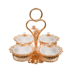 DRY FRUIT DISH GOLDEN XGP 22G Default Title - MamasJan Décor