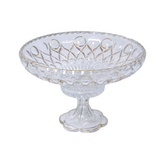 BOWL CRYSTAL GOLDEN 0640-9 Default Title - MamasJan Décor
