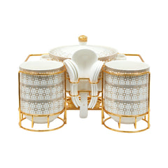 SOUP SET 15PC ONE MORE IR S2421-D233E Default Title - MamasJan Crockery