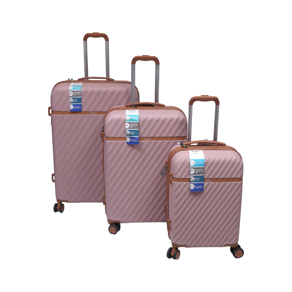 GOBY TROLLEY CASE 3PC SET IR 2403 Default Title - MamasJan Luggage