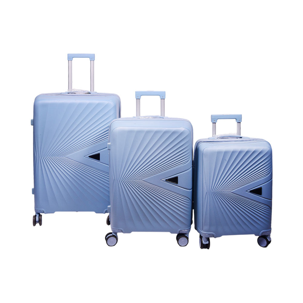 TROLLEY CASE 3PC SET IR PP009 Default Title - MamasJan Luggage