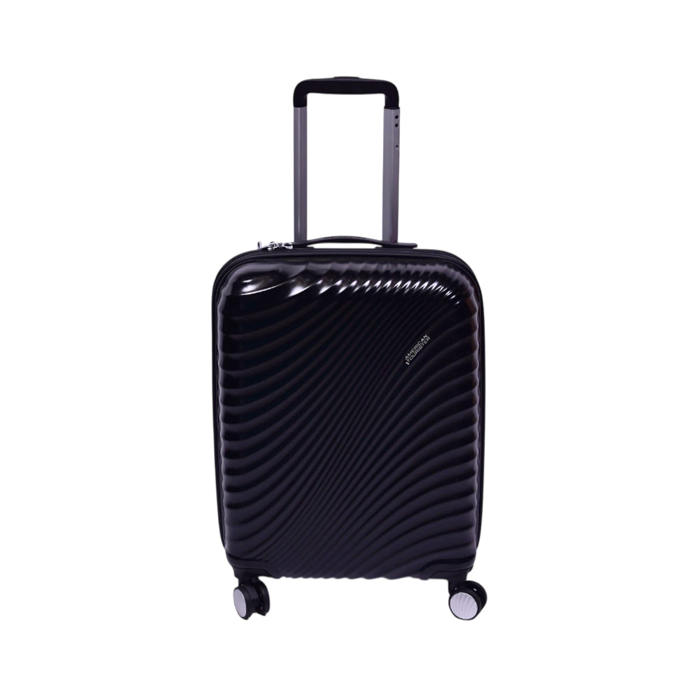 AMERICAN TOURISTER TROLLY CASE JETGLAM BLACK 20INCH Default Title - MamasJan Luggage