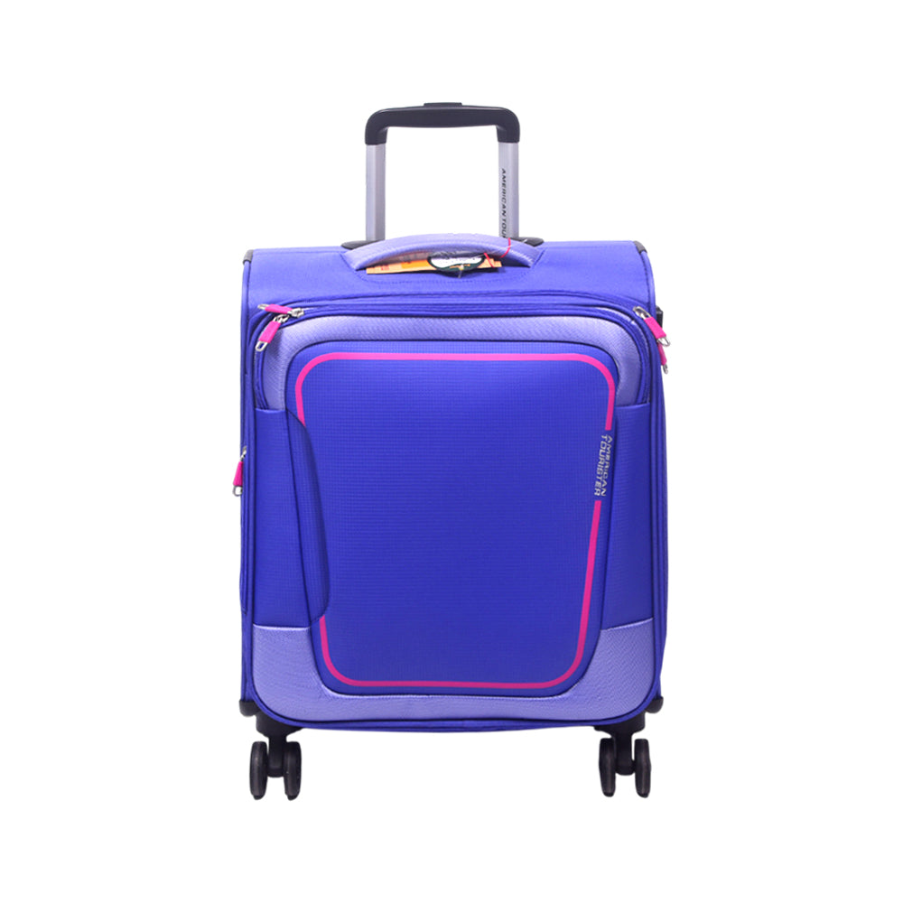 AMERICAN TOURISTER TROLLY CASE PULL SONIC PURPLE 20INCH Default Title - MamasJan Luggage