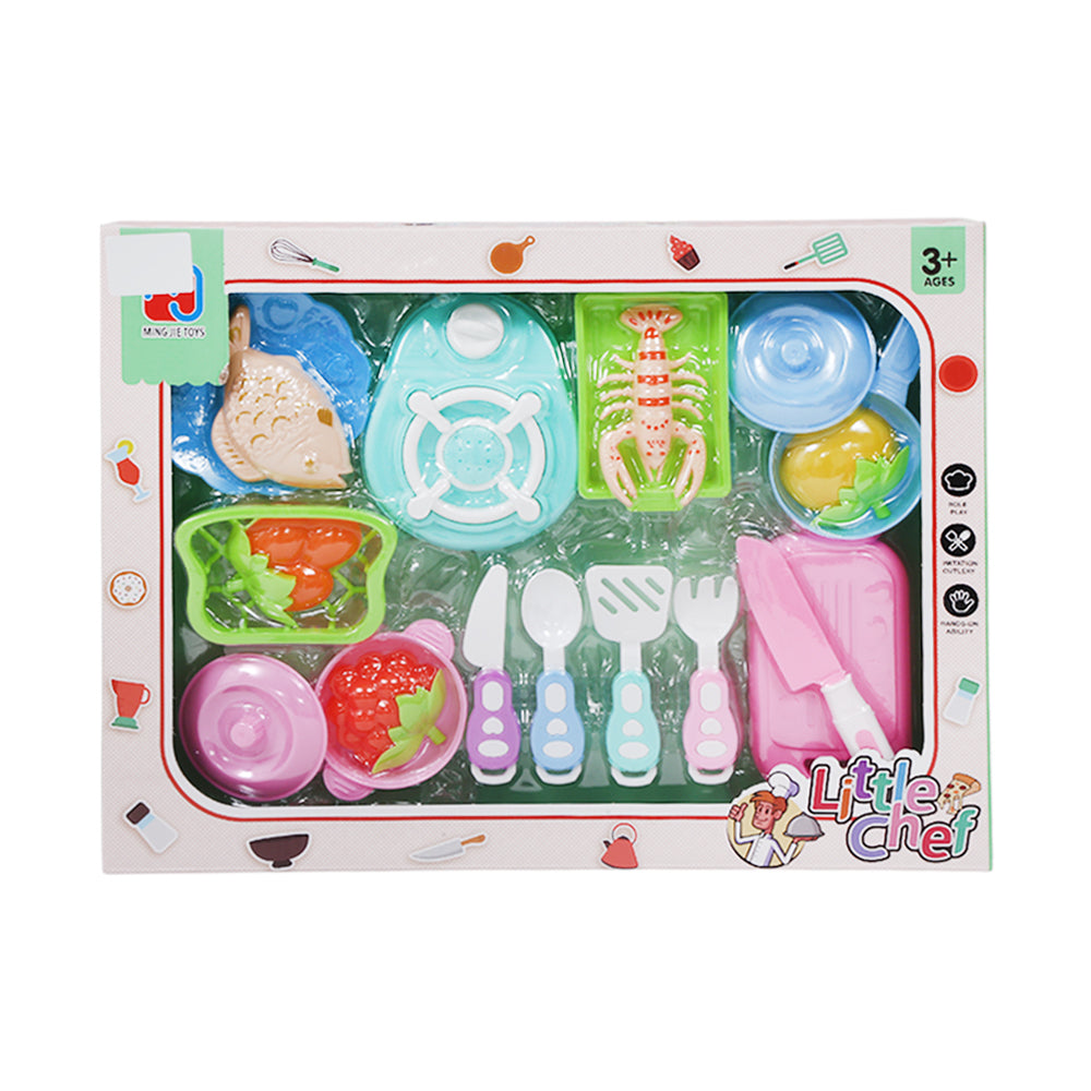 669-3 LITTLE CHEF KITCHEN SET A.I Default Title - MamasJan Toys