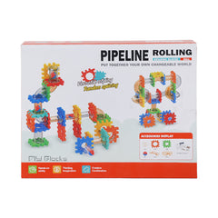 E038 PIPELINE ROLLING BLOCKS 76PCS A.I Default Title - MamasJan Toys