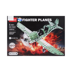 YK631 DIY FIGHTER PLANE BLOCKS 318PCS Default Title - MamasJan Toys