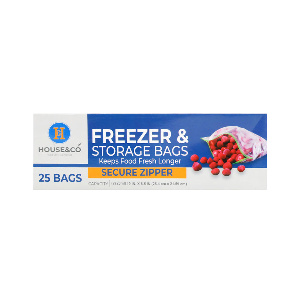 House & Co FREEZER & STORAGE BAG 2720 ML 25 PCS Default Title - MamasJan Grocery Nonfood