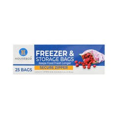 House & Co FREEZER & STORAGE BAG 2720 ML 25 PCS Default Title - MamasJan Grocery Nonfood