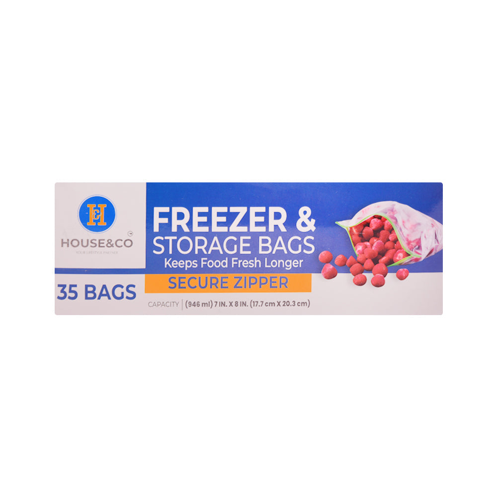 House & Co FREEZER & STORAGE BAG 946 ML 35 PCS Default Title - MamasJan Grocery Nonfood