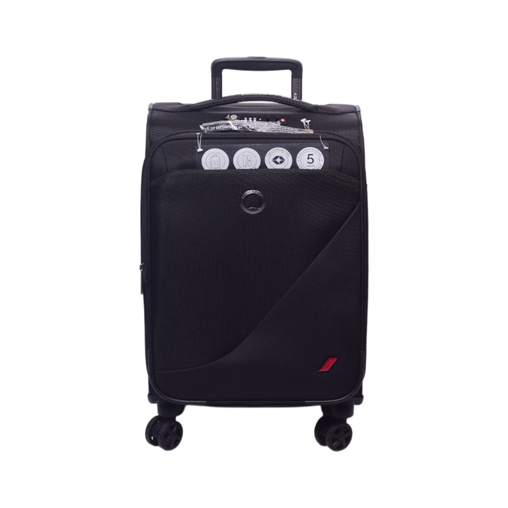 DELSEY TROLLEY CASE DESTINATION BLACK 20INCH Default Title - MamasJan Luggage