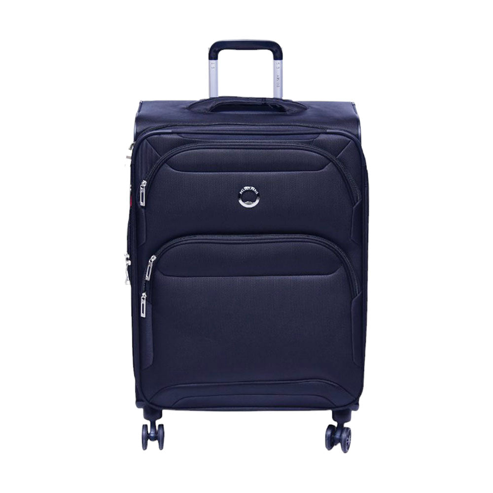 DELSEY TROLLEY CASE SKYMAX BLACK 24INCH Default Title - MamasJan Luggage