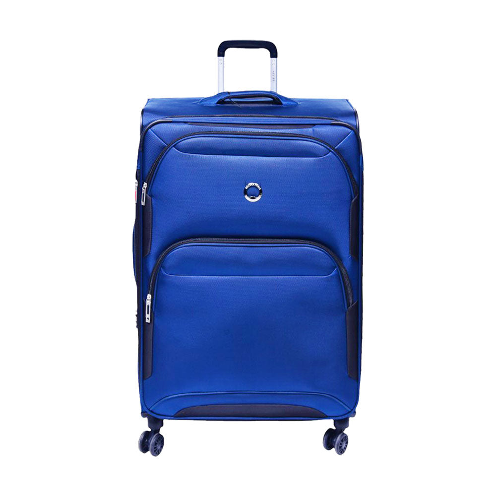 DELSEY TROLLEY CASE SKYMAX NAVY-BLUE 24INCH Default Title - MamasJan Luggage