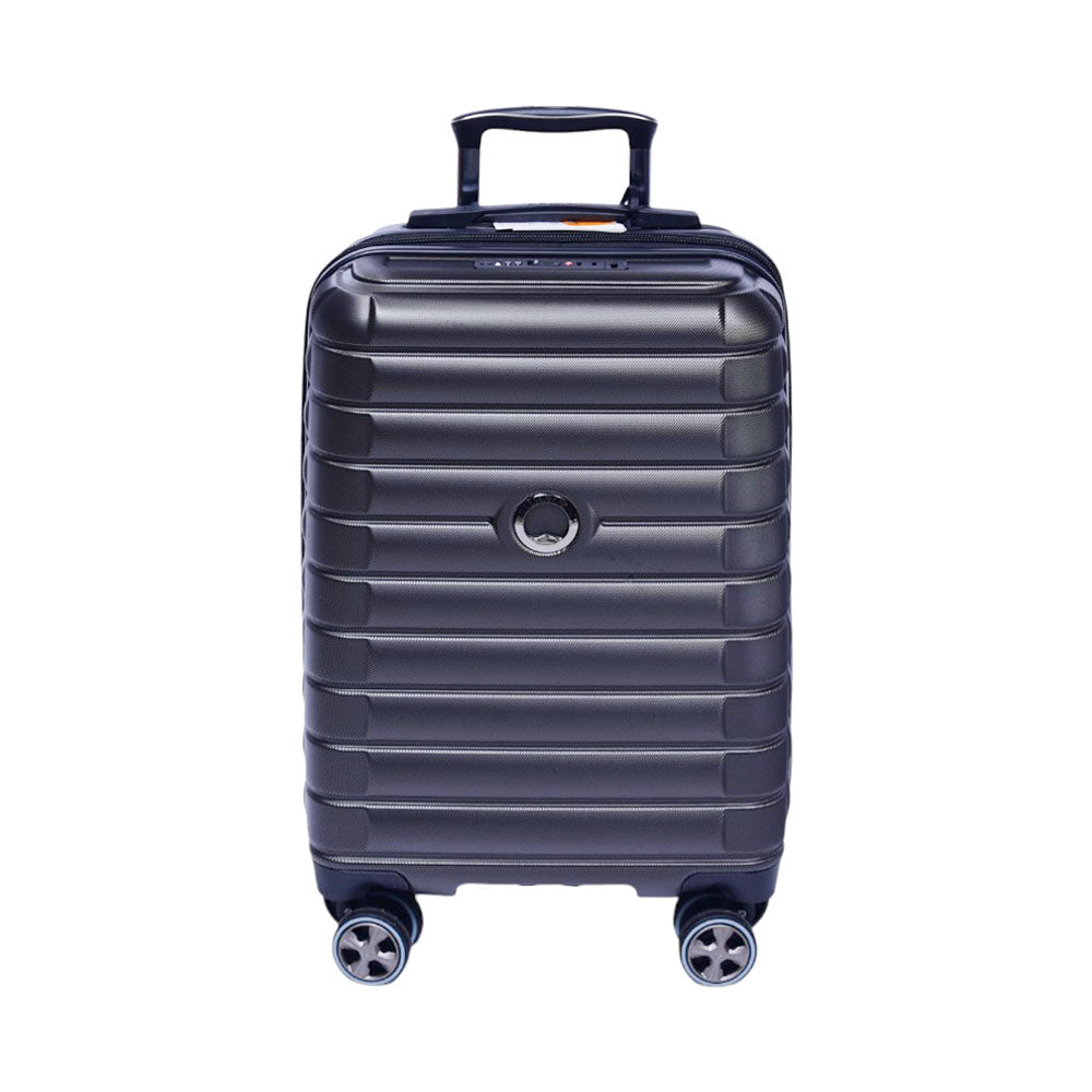 DELSEY TROLLEY CASE SHADOW BLACK 20INCH Default Title - MamasJan Luggage
