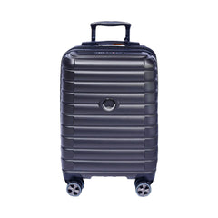 DELSEY TROLLEY CASE SHADOW BLACK 20INCH Default Title - MamasJan Luggage