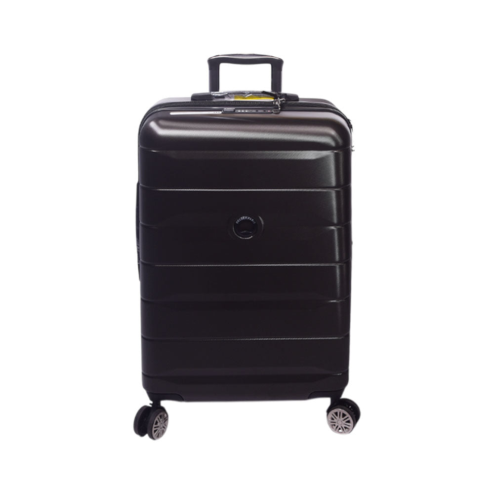 DELSEY TROLLEY CASE COMETE BLACK 24INCH Default Title - MamasJan Luggage