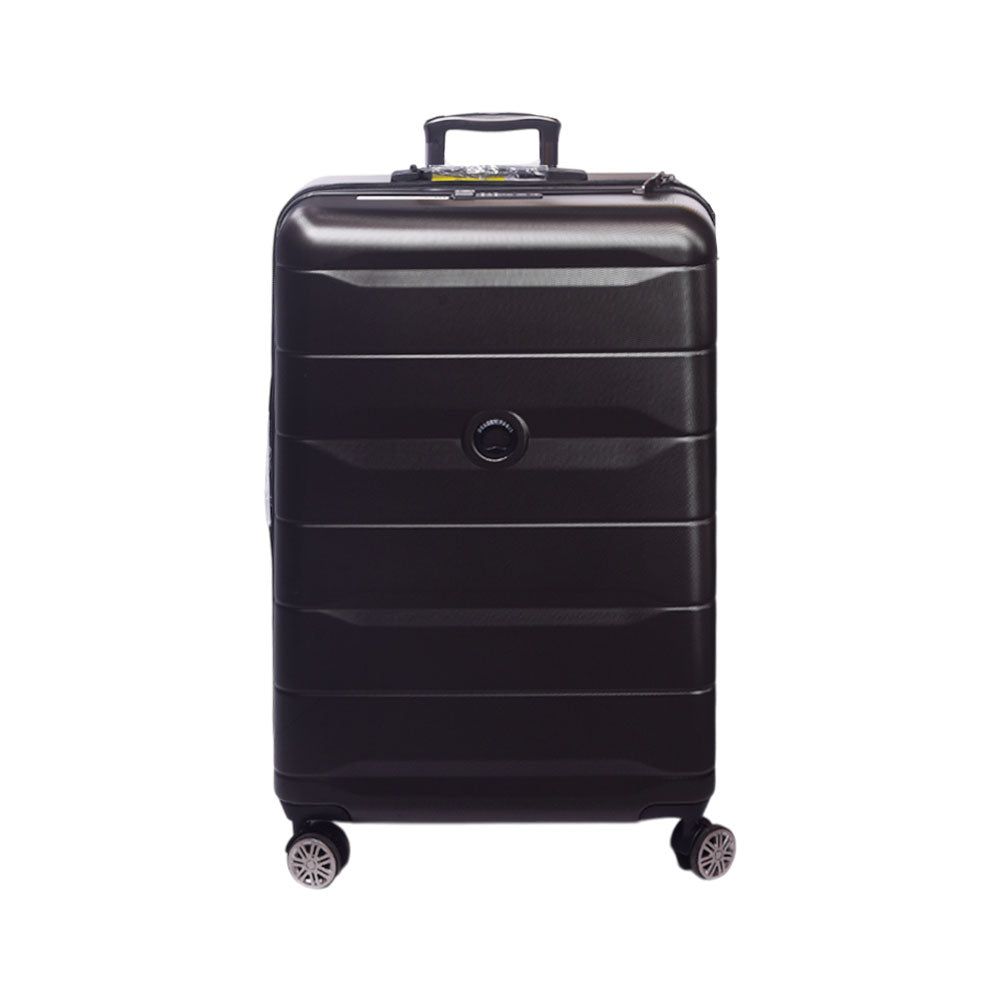DELSEY TROLLEY CASE COMETE BLACK 28INCH Default Title - MamasJan Luggage