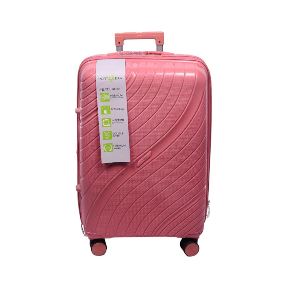 PORT GEAR TROLLEY CASE 24INCH ROSE GOLD PP05 Default Title - MamasJan Luggage