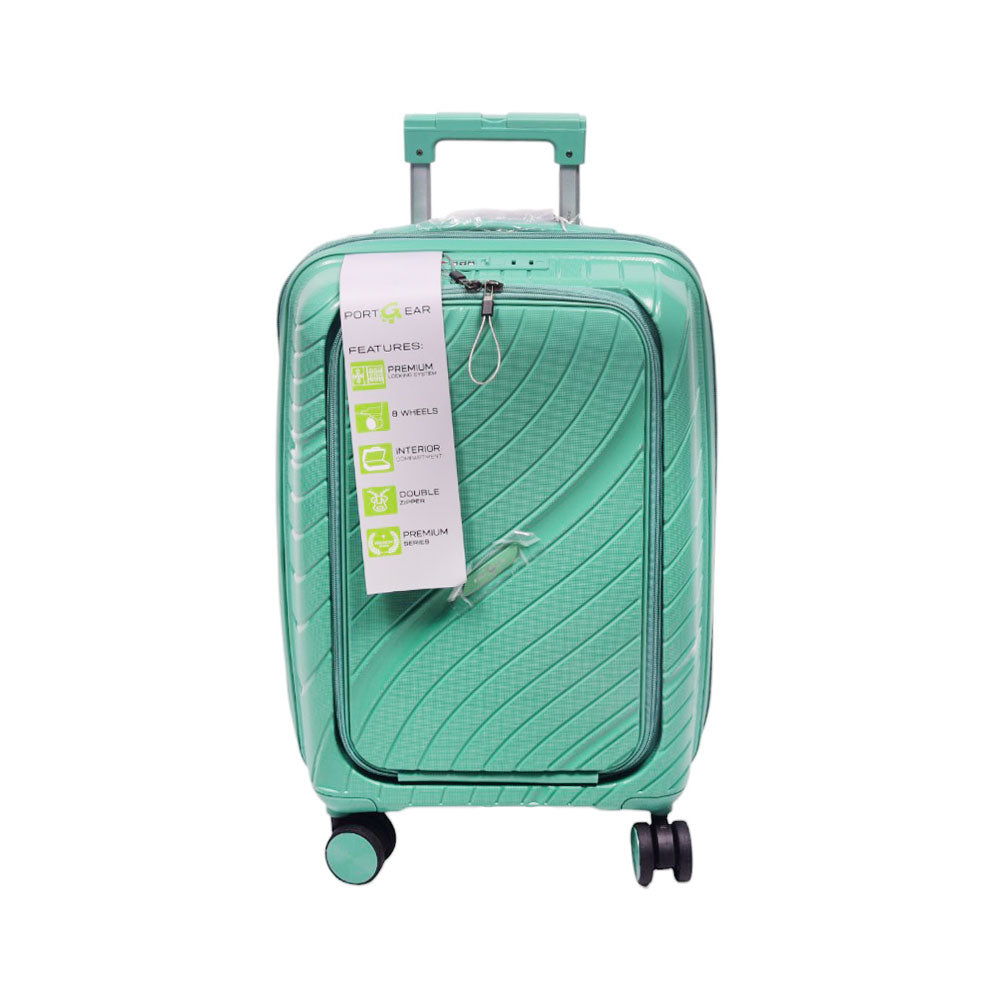 PORT GEAR TROLLEY CASE 20INCH MINT GREEN PP05 Default Title - MamasJan Luggage