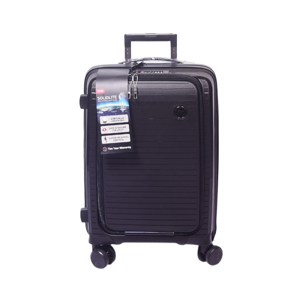 IT SPONTENOUS TROLLEY CASE 20INCH BLACK Default Title - MamasJan Luggage