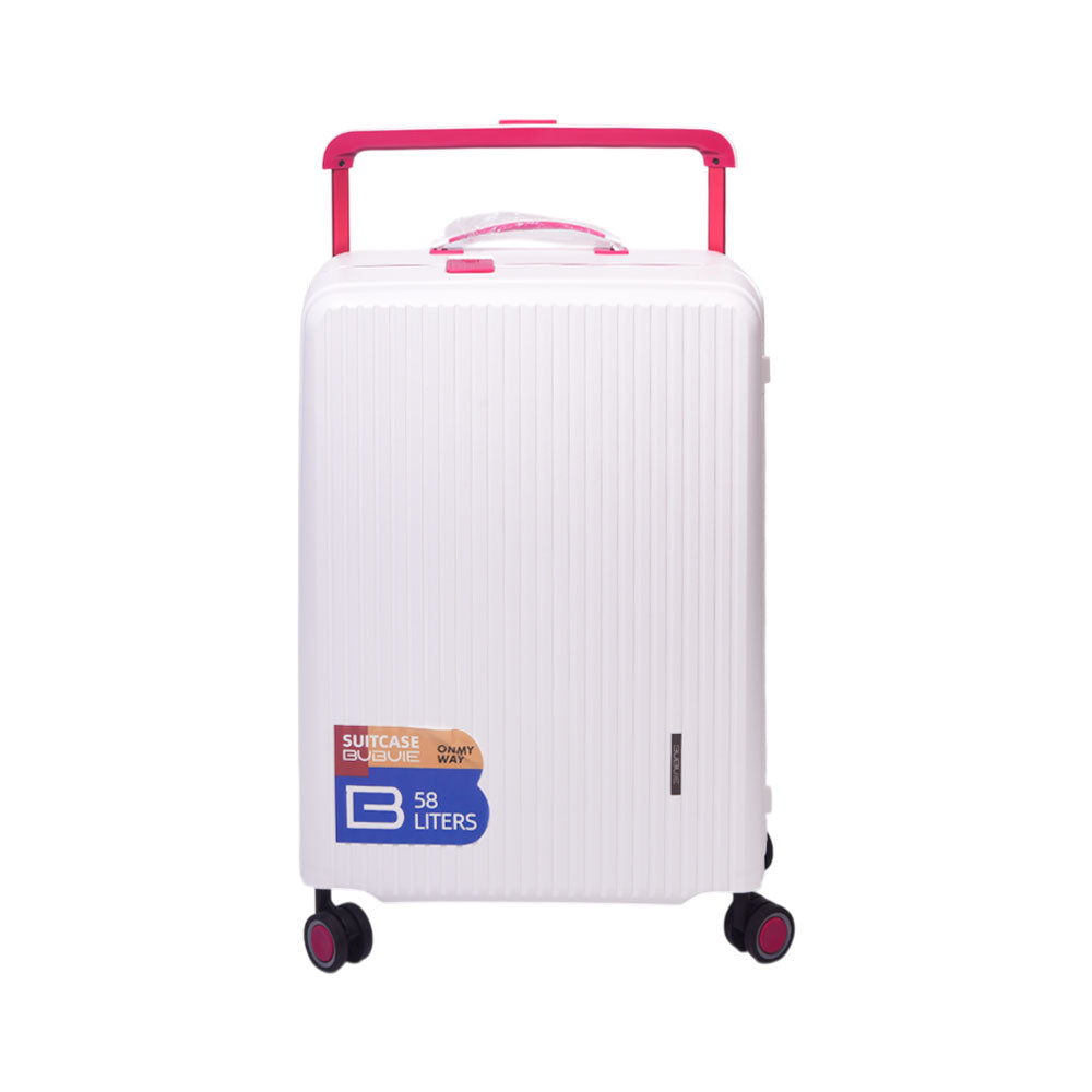 BUBULE PHONEIX TROLLEY CASE 24INCH WHITE Default Title - MamasJan Luggage