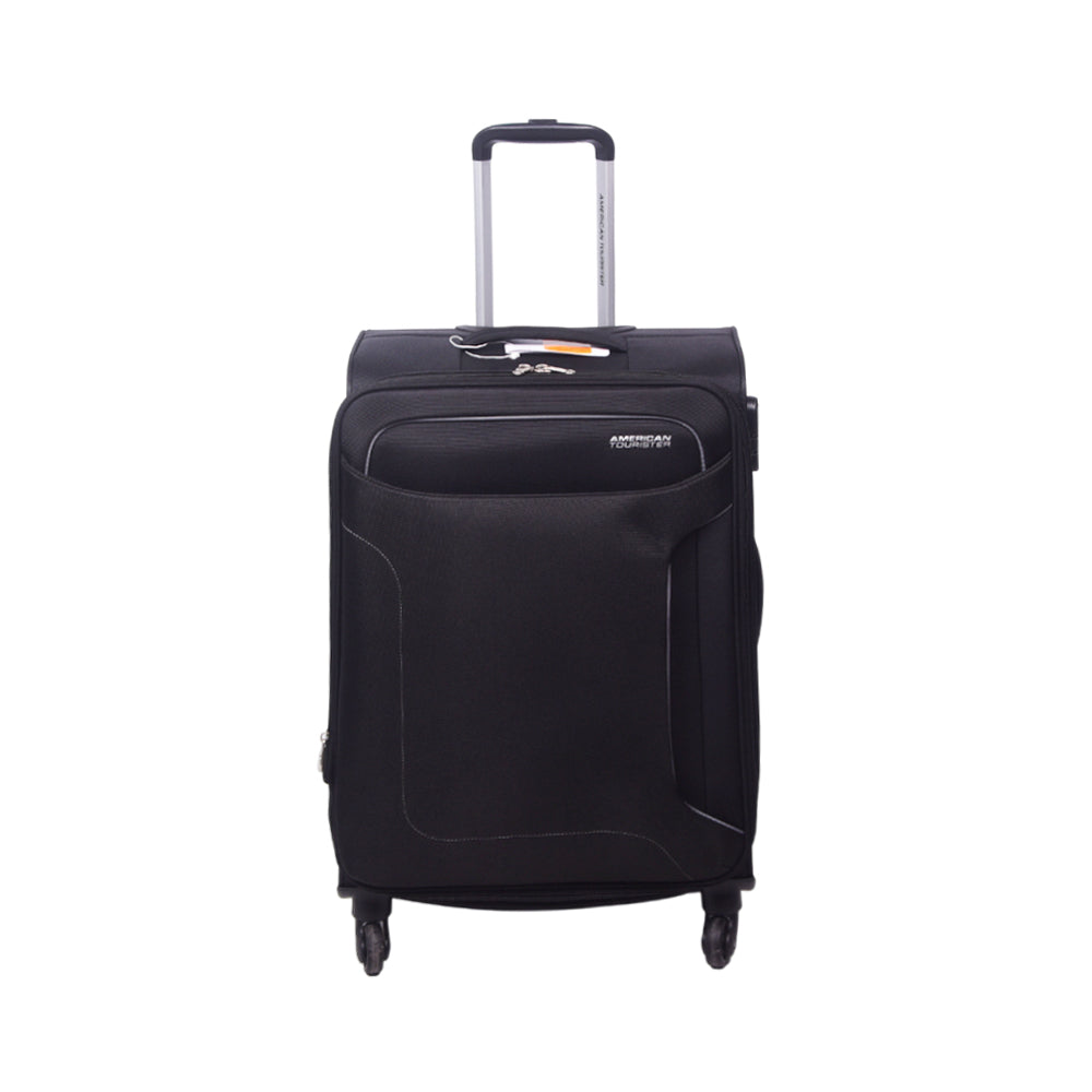 AMERICAN TOURISTER HOLIDAY TROLLEY CASE 24INCH BLACK Default Title - MamasJan Luggage