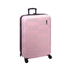 AMERICAN TOURISTER CHECKRED TROLLEY CASE 28INCH PINK Default Title - MamasJan Luggage