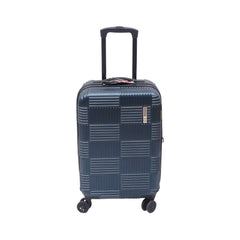 AMERICAN TOURISTER CHECKRED TROLLEY CASE 20INCH DEEP TEAL Default Title - MamasJan Luggage