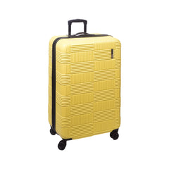 AMERICAN TOURISTER CHECKRED TROLLEY CASE 28INCH YELLOW Default Title - MamasJan Luggage