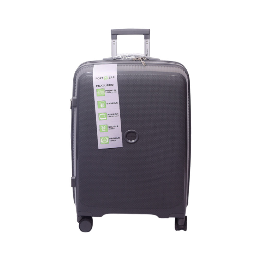 PORT GEAR TROLLEY CASE 24INCH GREY BELMONTE 4 Default Title - MamasJan Luggage