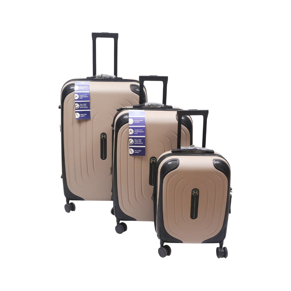 LOVE LIFE TROLLEY CASE 3PC SET IR 6829 Default Title - MamasJan Luggage