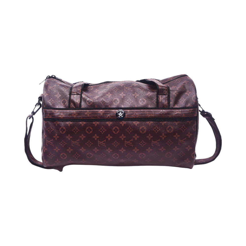DUFFLE LEATHER SOFT BAG SMALL BLACK 6646 Default Title - MamasJan Luggage