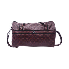DUFFLE LEATHER SOFT BAG SMALL BLACK 6646 Default Title - MamasJan Luggage