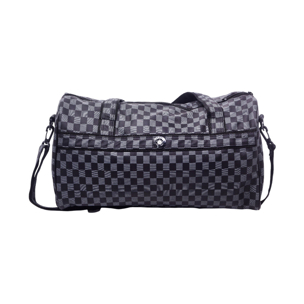 DUFFLE LEATHER SOFT BAG SMALL GRAY 6646 Default Title - MamasJan Luggage
