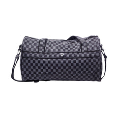 DUFFLE LEATHER SOFT BAG SMALL GRAY 6646 Default Title - MamasJan Luggage