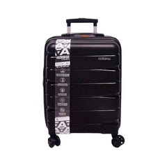 AMERICAN TOURISTER TROLLEY CASE ASPEN BLACK 20INCH Default Title - MamasJan Luggage