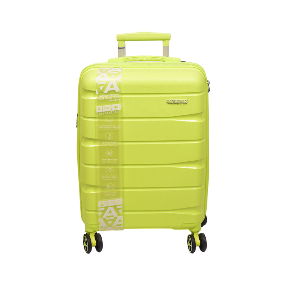 AMERICAN TOURISTER TROLLEY CASE ASPEN GREEN 20INCH Default Title - MamasJan Luggage