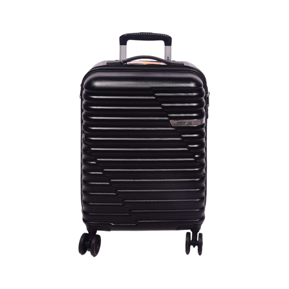 AMERICAN TOURISTER TROLLEY CASE SKY BRIDGE PLUS BLACK 20INCH Default Title - MamasJan Luggage