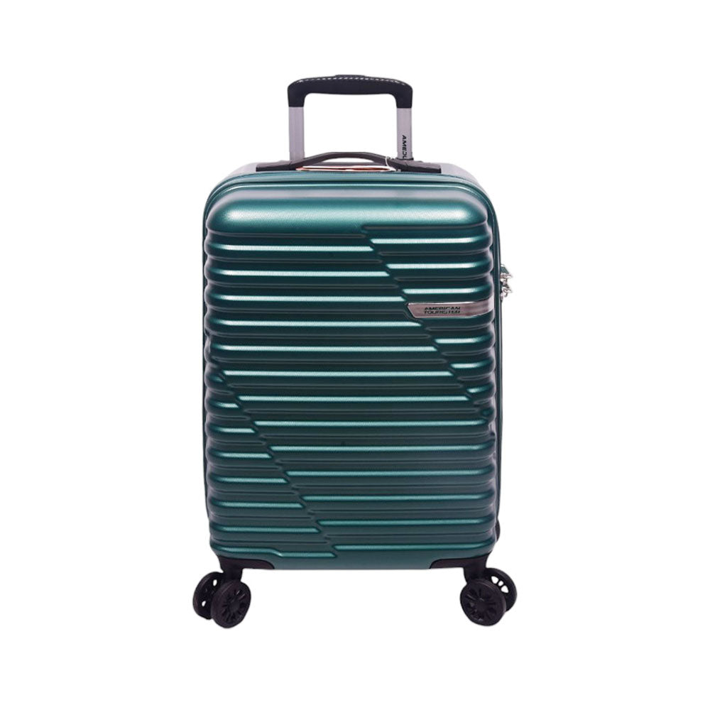 AMERICAN TOURISTER TROLLEY CASE SKY BRIDGE PLUS GREEN 20INCH Default Title - MamasJan Luggage