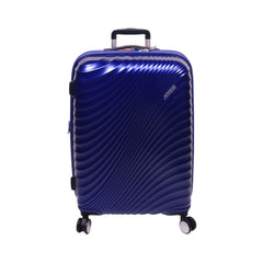 AMERICAN TOURISTER TROLLEY CASE JETGLAM PLUS NAVY 24INCH Default Title - MamasJan Luggage