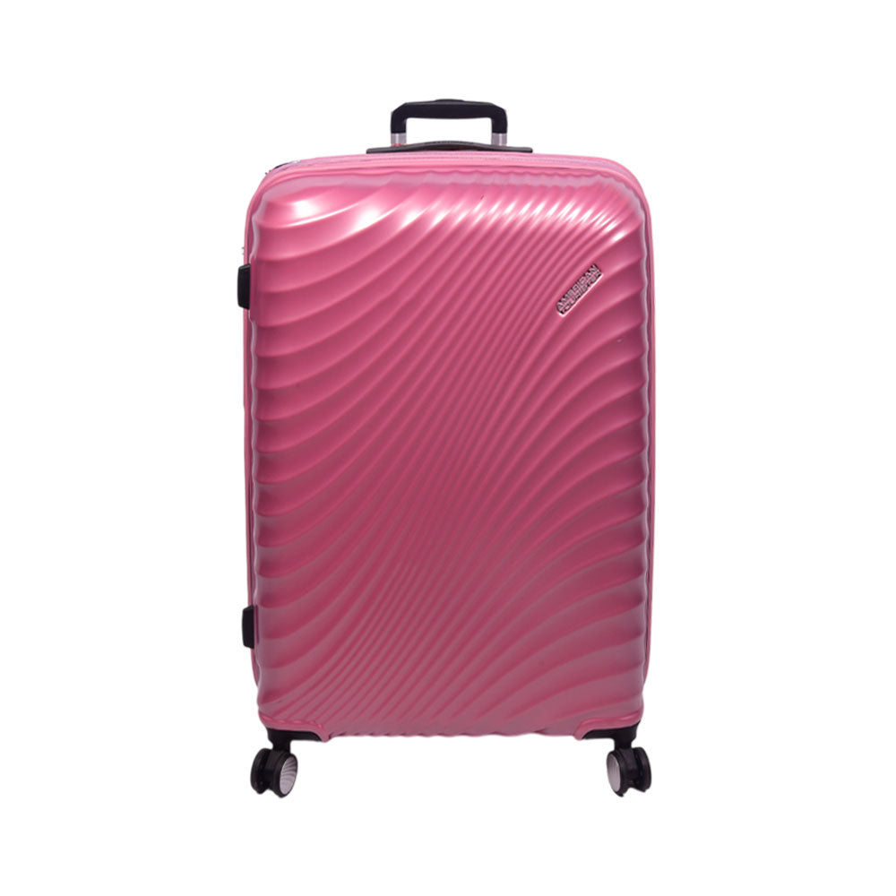 AMERICAN TOURISTER TROLLEY CASE JETGLAM PLUS PINK 24INCH Default Title - MamasJan Luggage