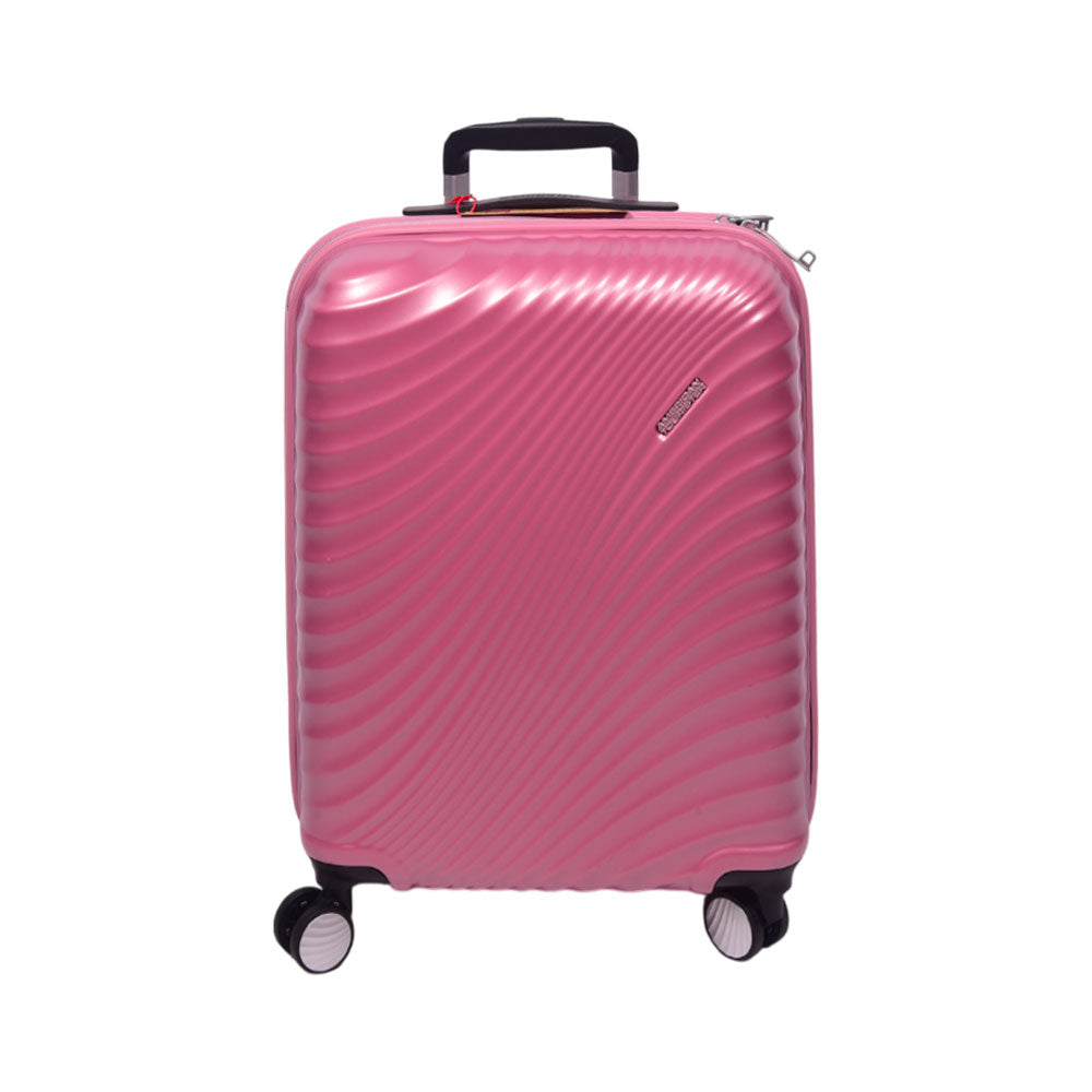AMERICAN TOURISTER TROLLEY CASE JETGLAM PLUS PINK 20INCH Default Title - MamasJan Luggage