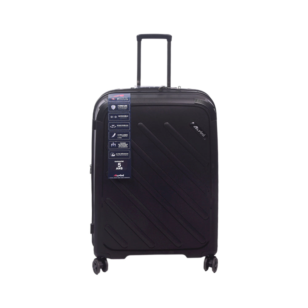 ALPINE TROLLEY CASE BLACK 28INCH Default Title - MamasJan Luggage