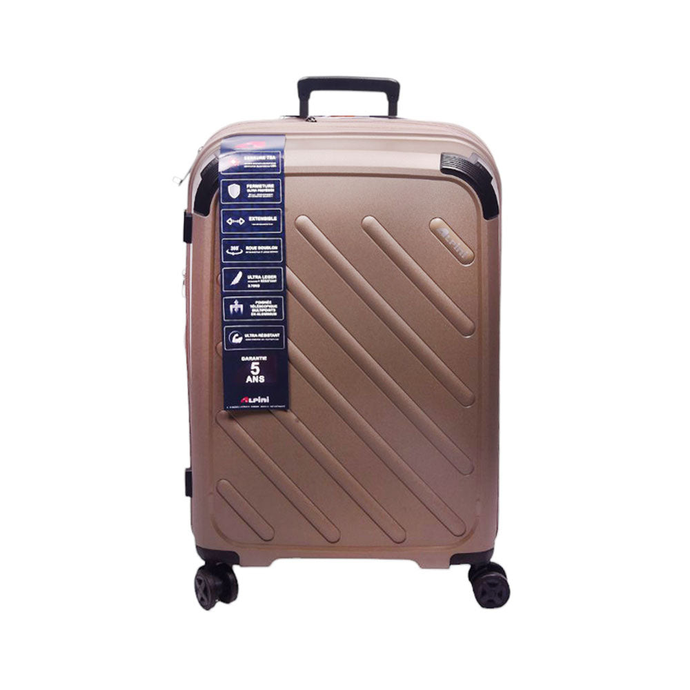 ALPINE TROLLEY CASE CHAMPANGE 24INCH Default Title - MamasJan Luggage