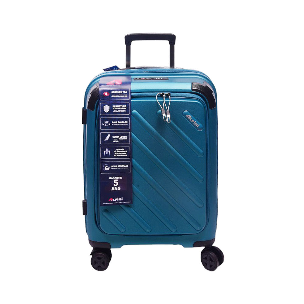 ALPINE TROLLEY CASE TURQUOISE 20INCH Default Title - MamasJan Luggage