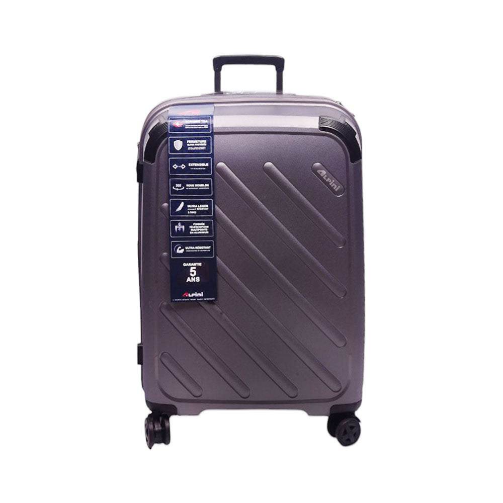 ALPINE TROLLEY CASE GREY 24INCH Default Title - MamasJan Luggage