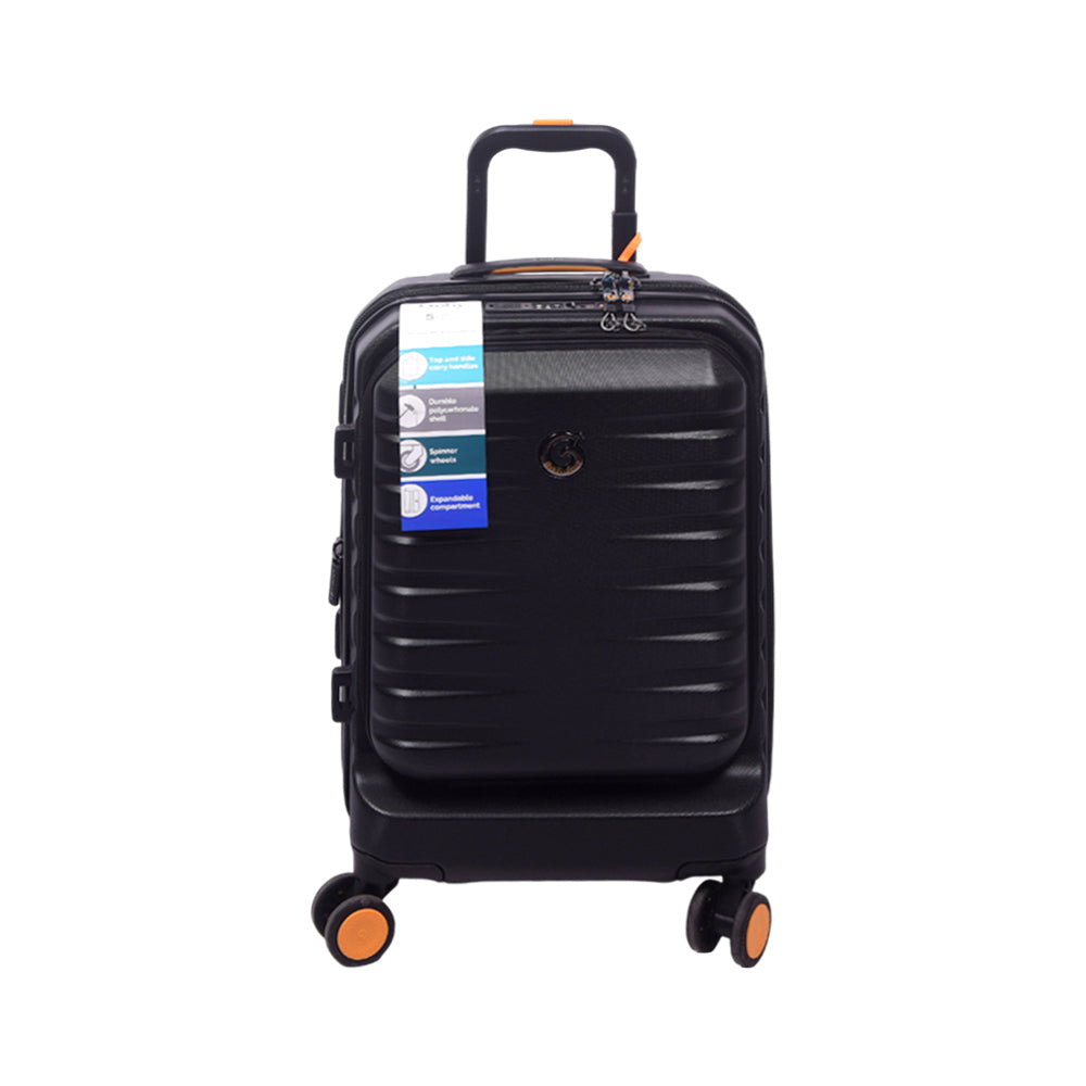 GOBY LONDON TROLLEY CASE TITAN 20INCH BLACK Default Title - MamasJan Luggage